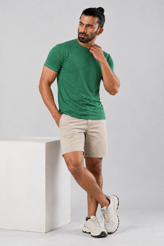 Men's T-Shirt - Agumbe Green - Bamboo