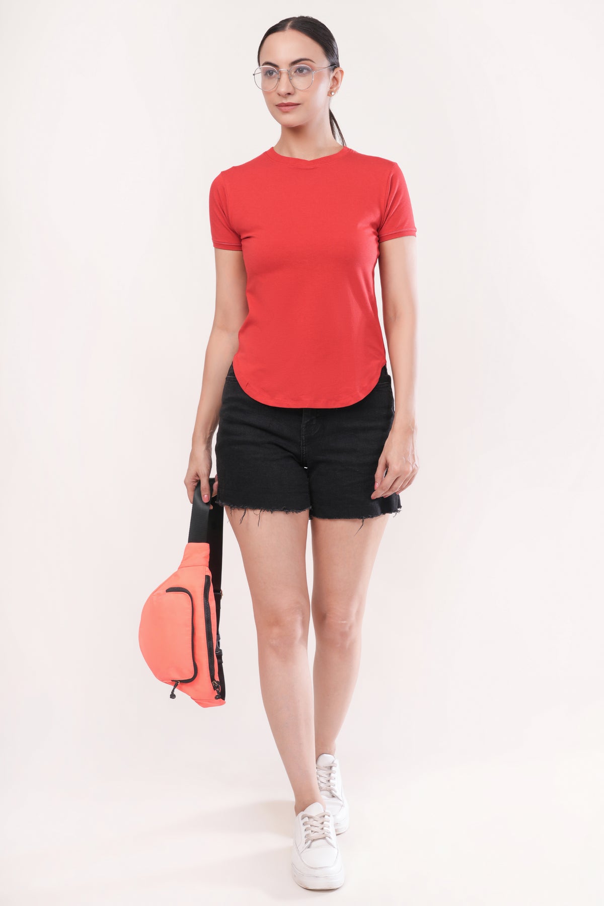 Women's Slice Tee - Byadgi Red - Bamboo