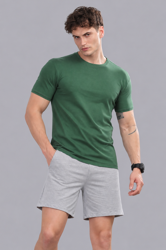 Men's T-Shirt - Agumbe Green - Bamboo