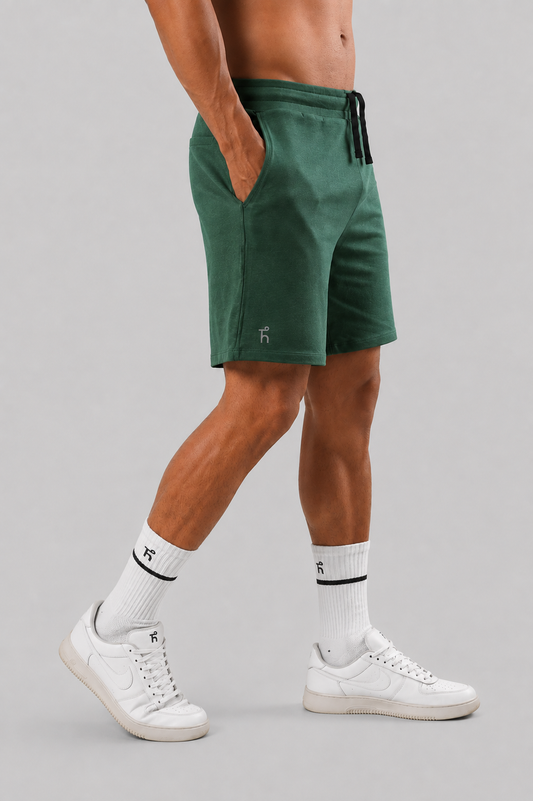 Men's Aaraam Shorts - Agumbe Green - Bamboo