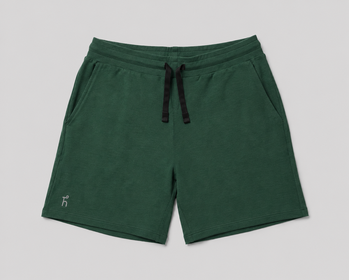 Men's Aaraam Shorts - Agumbe Green - Bamboo