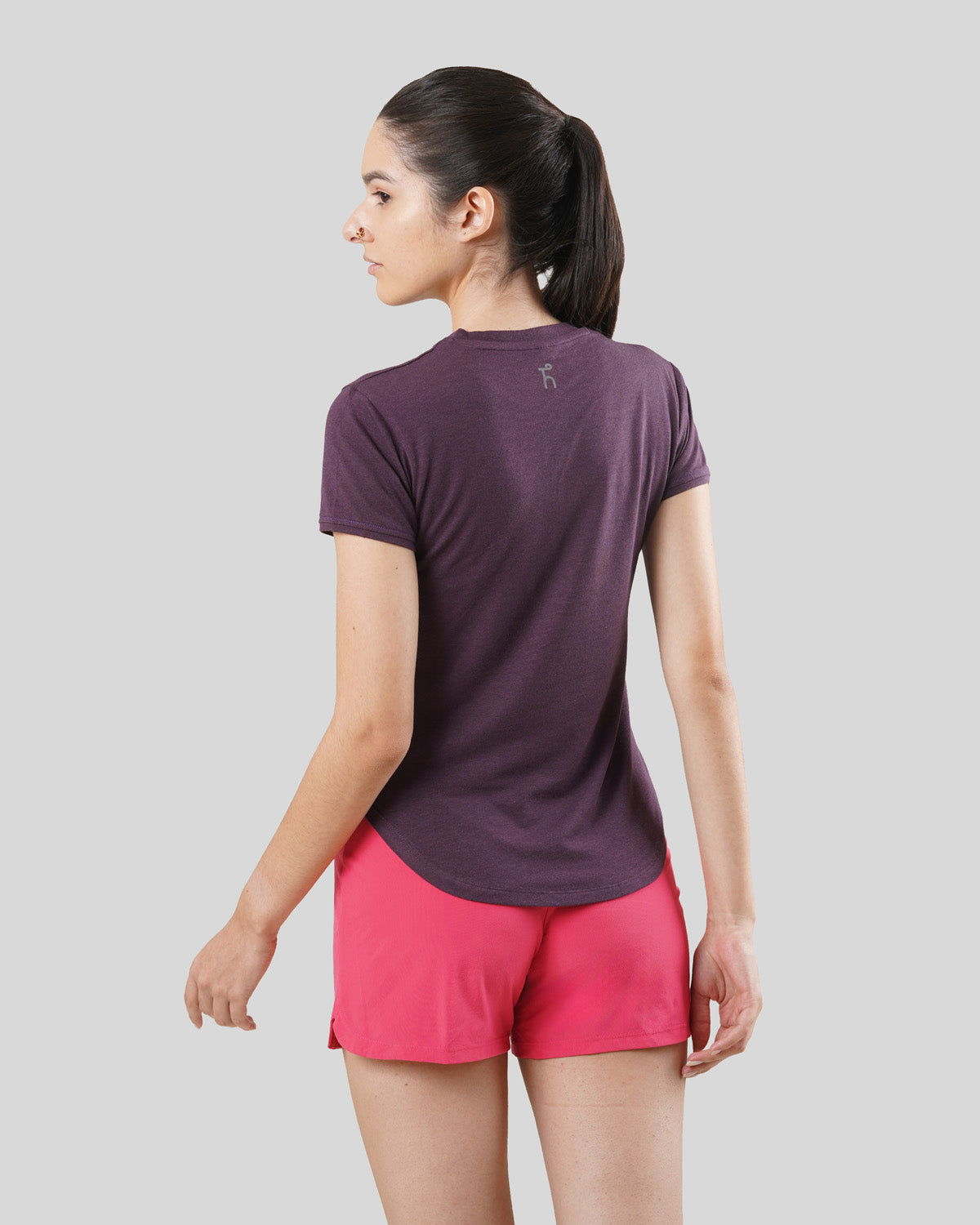 Women's Slice Tee - Barbell Baale - Nerale Purple - Bamboo