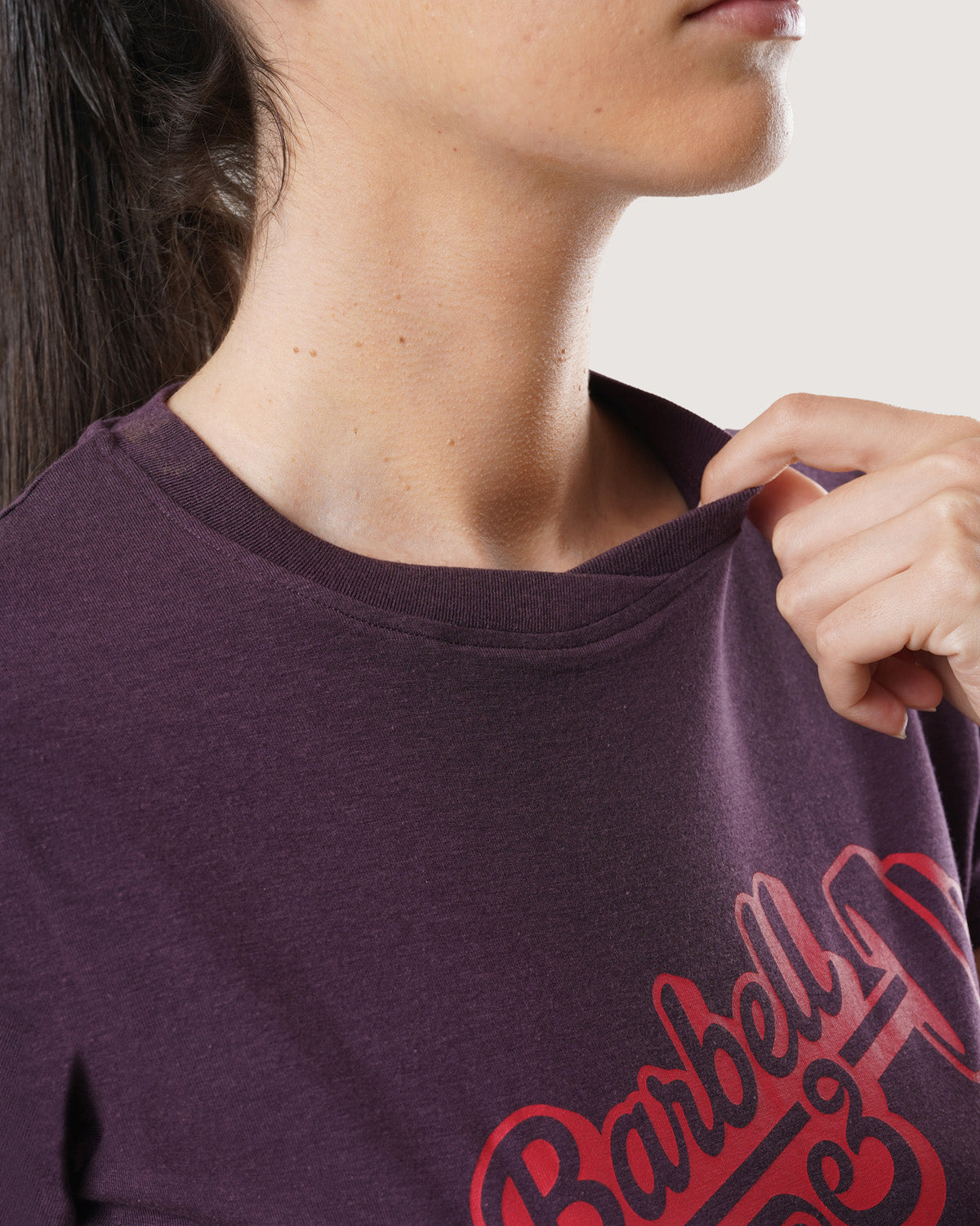 Women's Slice Tee - Barbell Baale - Nerale Purple - Bamboo