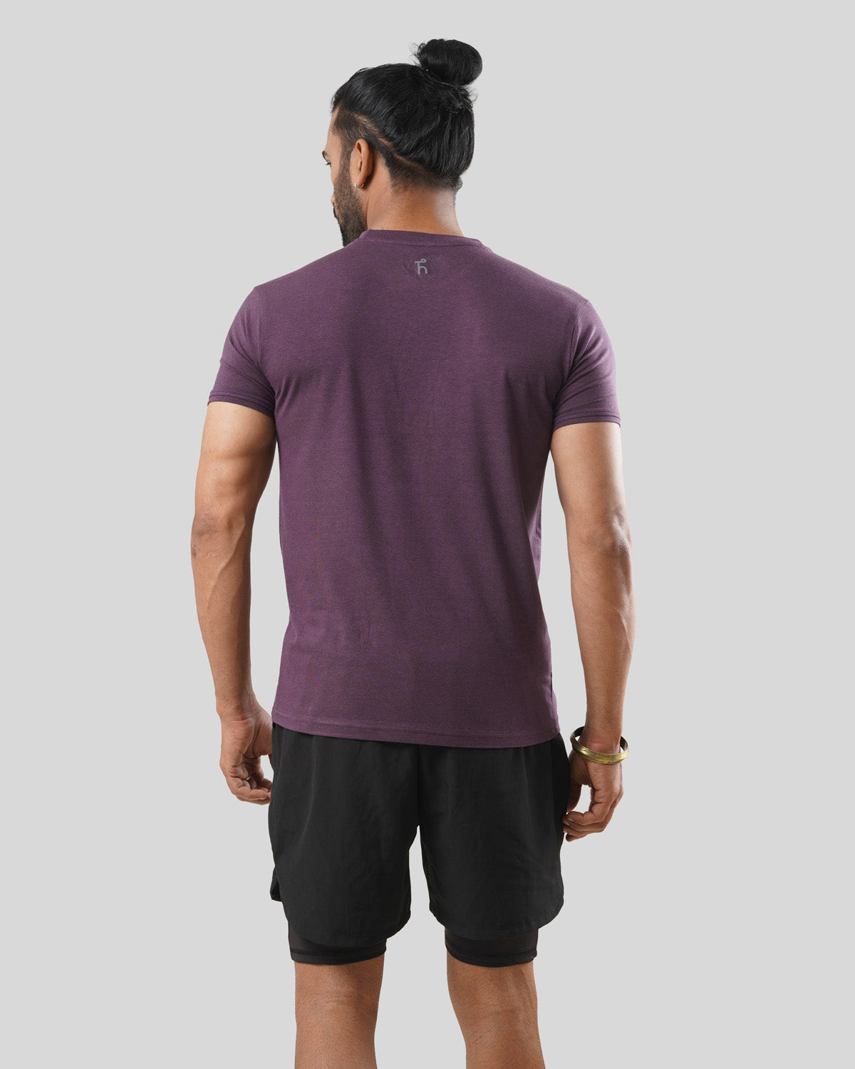 Men's T-Shirt - Carb-Burn Fibre Body - Nerale Purple - Bamboo