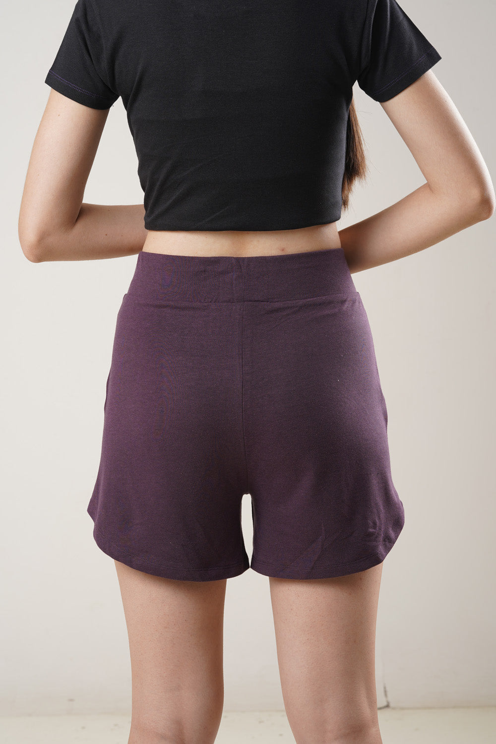 Women's Aaraam Shorts - Nerale Purple - Bamboo