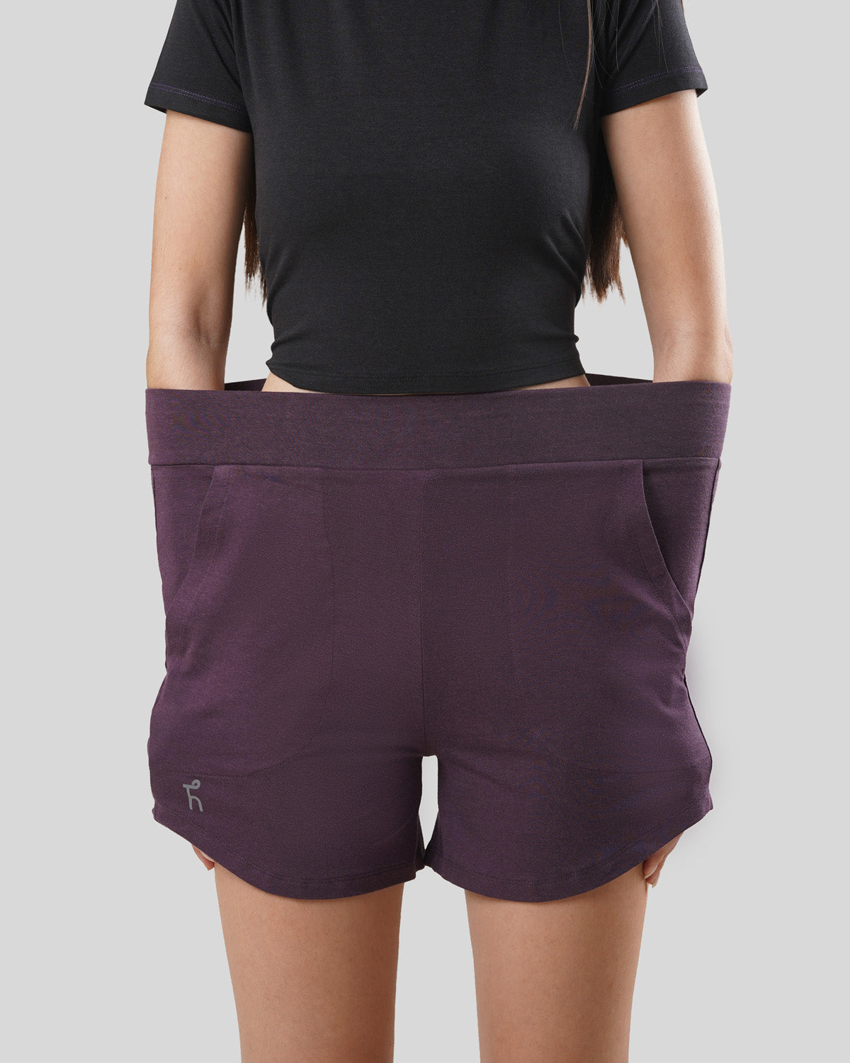 Women's Aaraam Shorts - Nerale Purple - Bamboo