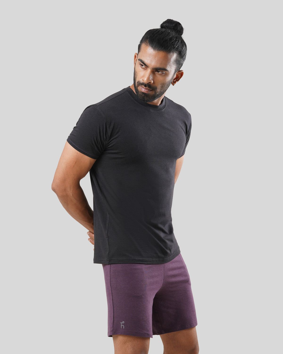 Men's Aaraam Shorts - Nerale Purple - Bamboo