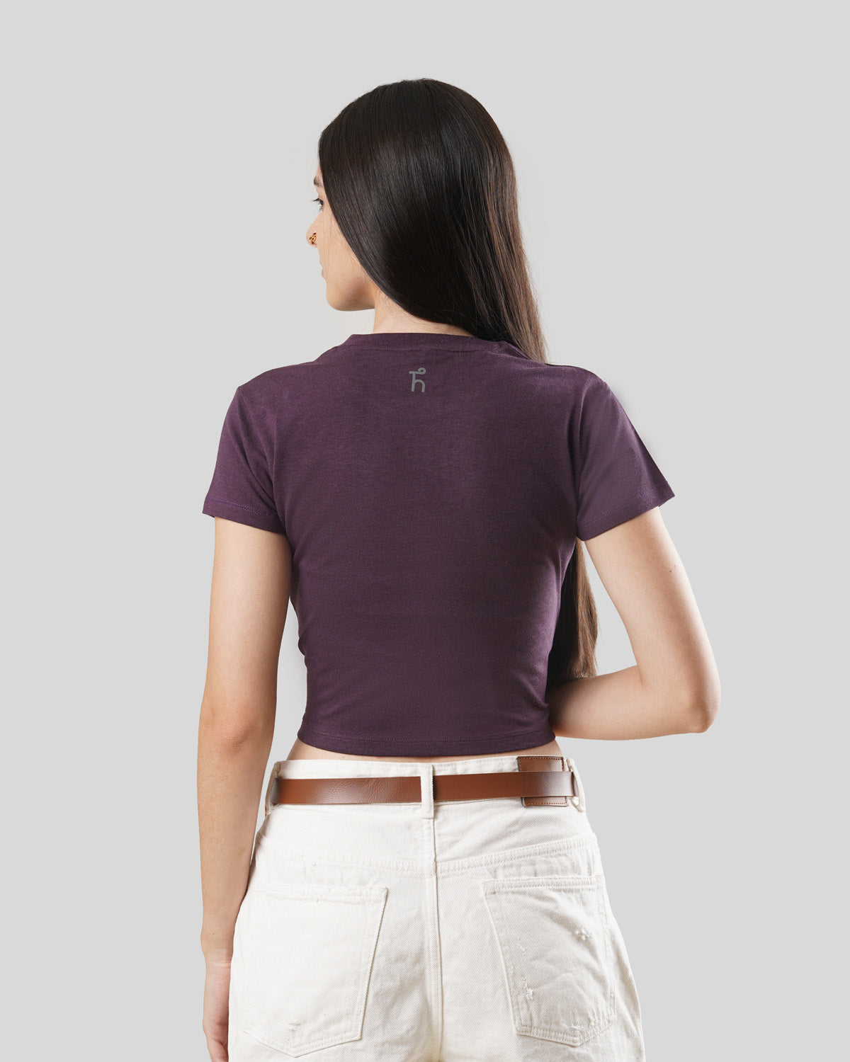Women's Crop Top - Nerale Purple - Bamboo