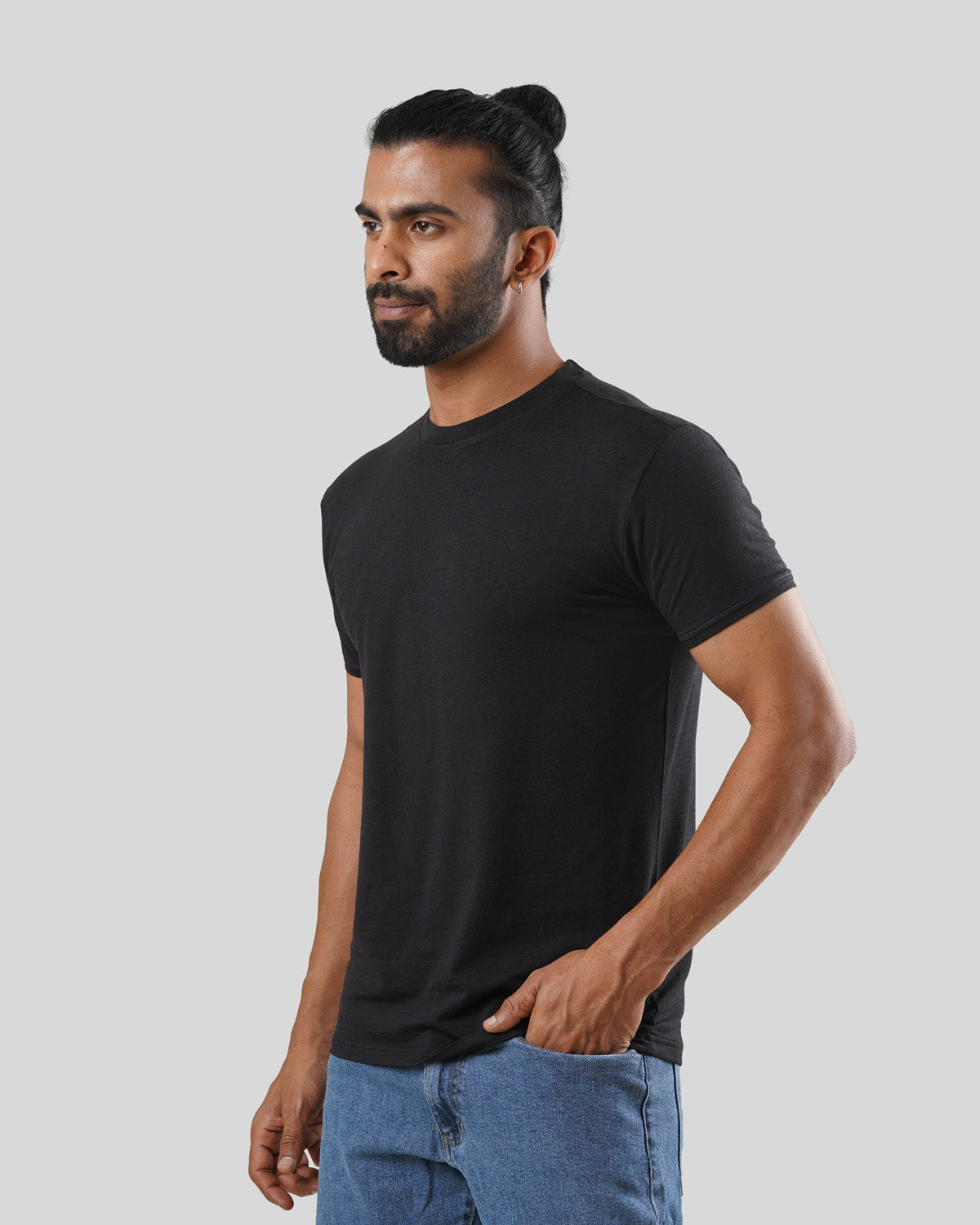 Men's T-Shirt - Bison Black - Bamboo