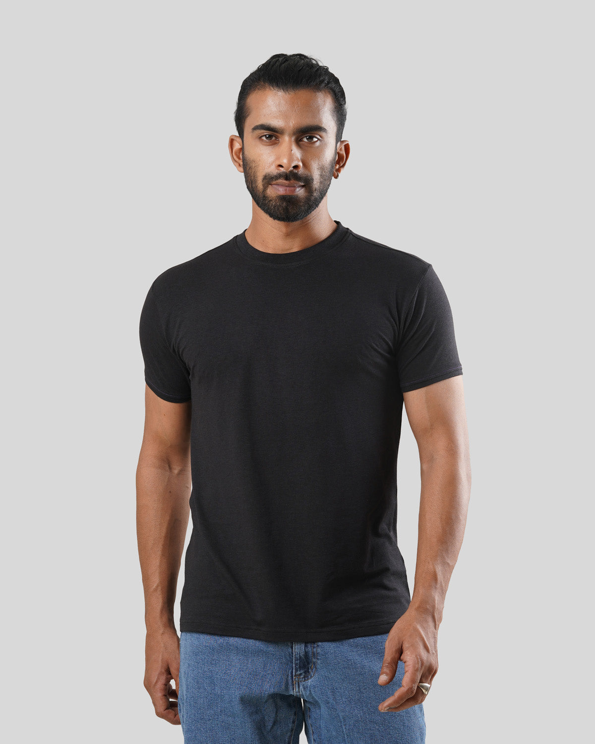 Men's T-Shirt - Bison Black - Bamboo
