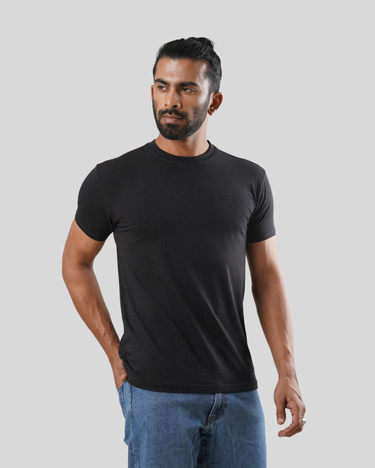Men's T-Shirt - Bison Black - Bamboo