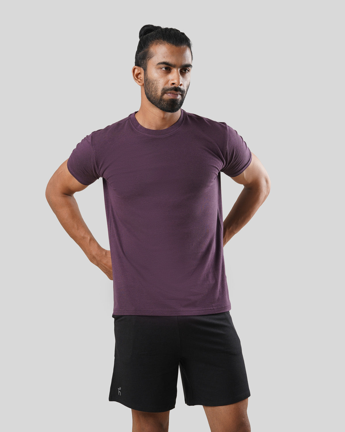 Men's Aaraam Shorts - Bison Black - Bamboo