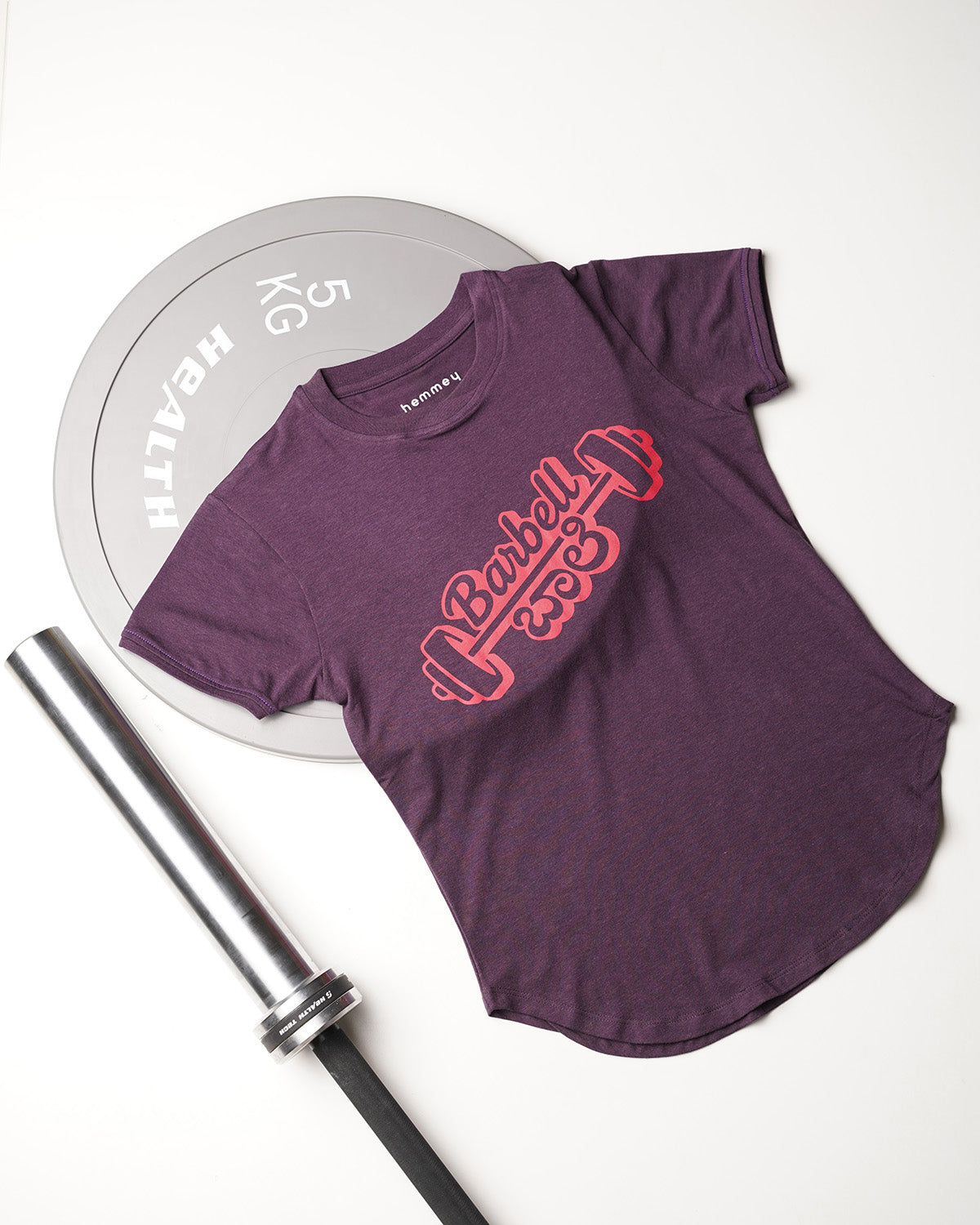 Women's Slice Tee - Barbell Baale - Nerale Purple - Bamboo