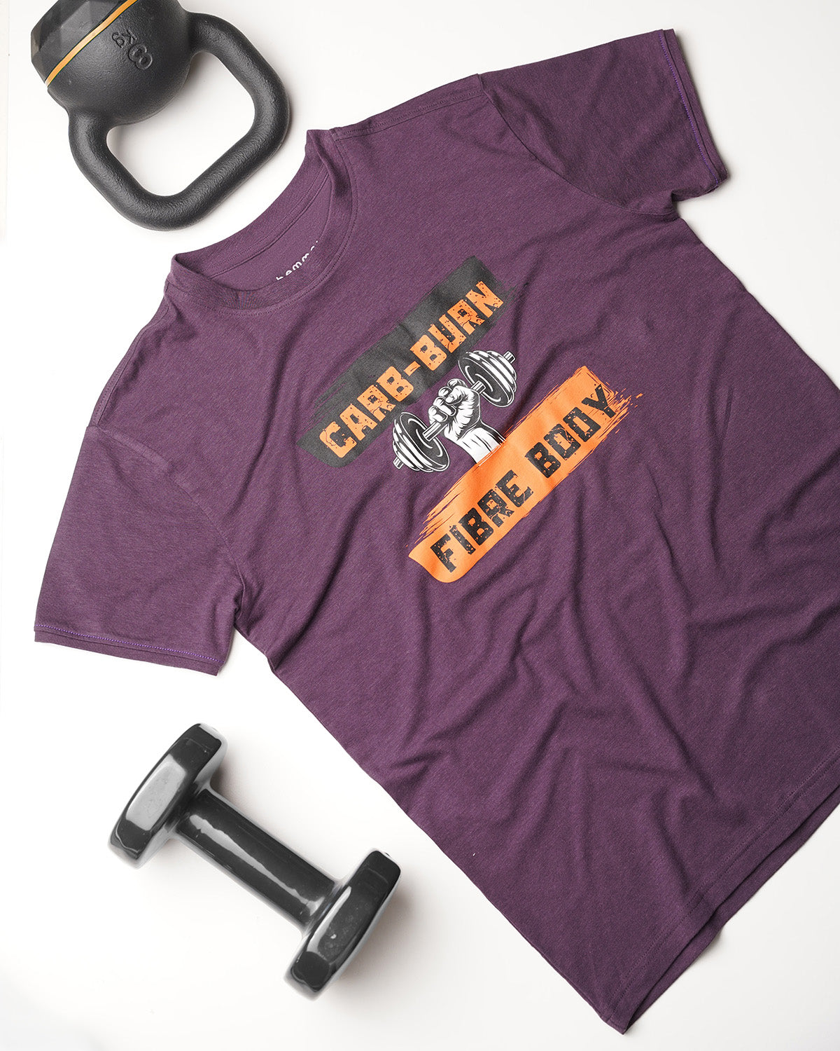 Men's T-Shirt - Carb-Burn Fibre Body - Nerale Purple - Bamboo