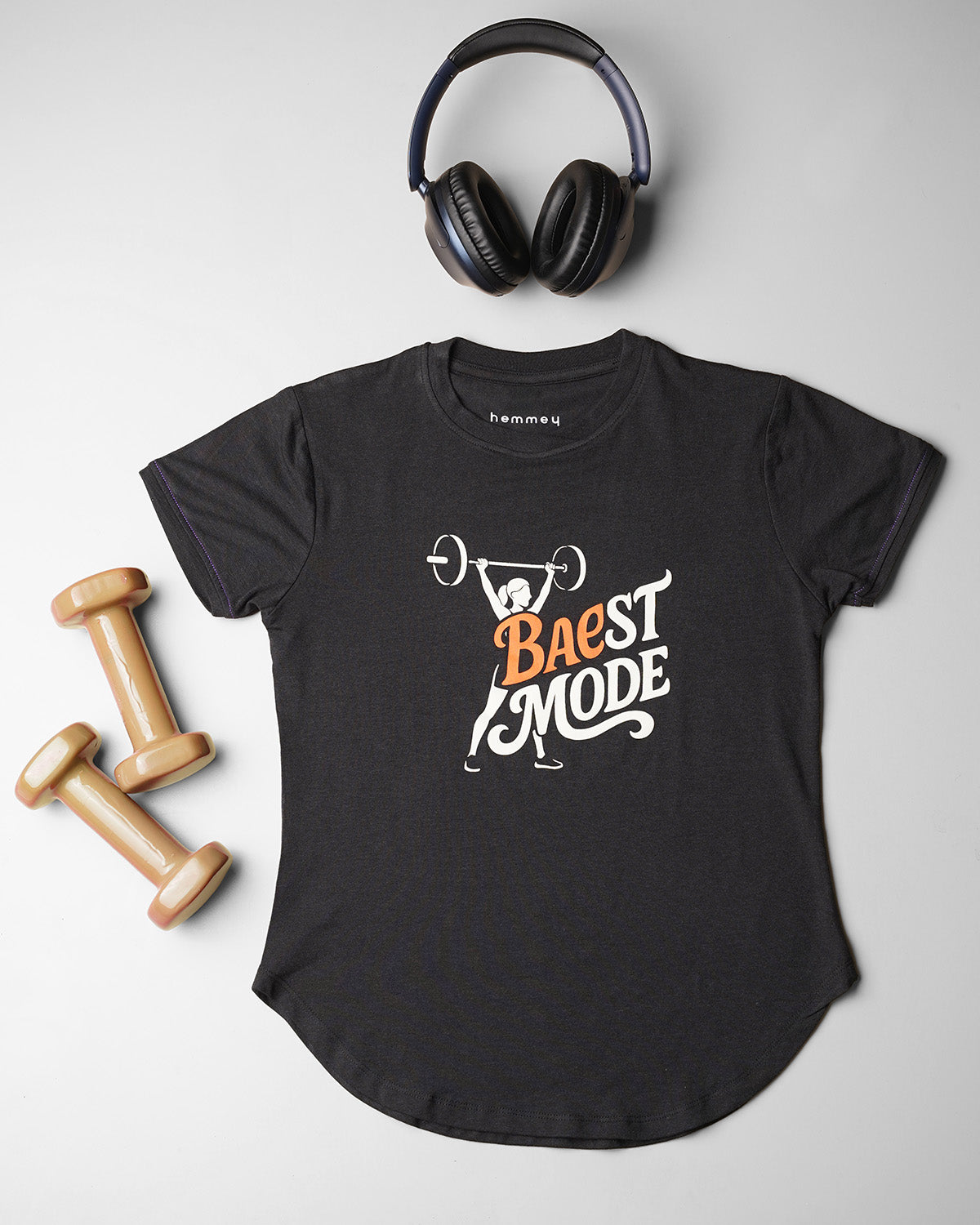 Women's Slice Tee - Baest Mode - Bison Black - Bamboo