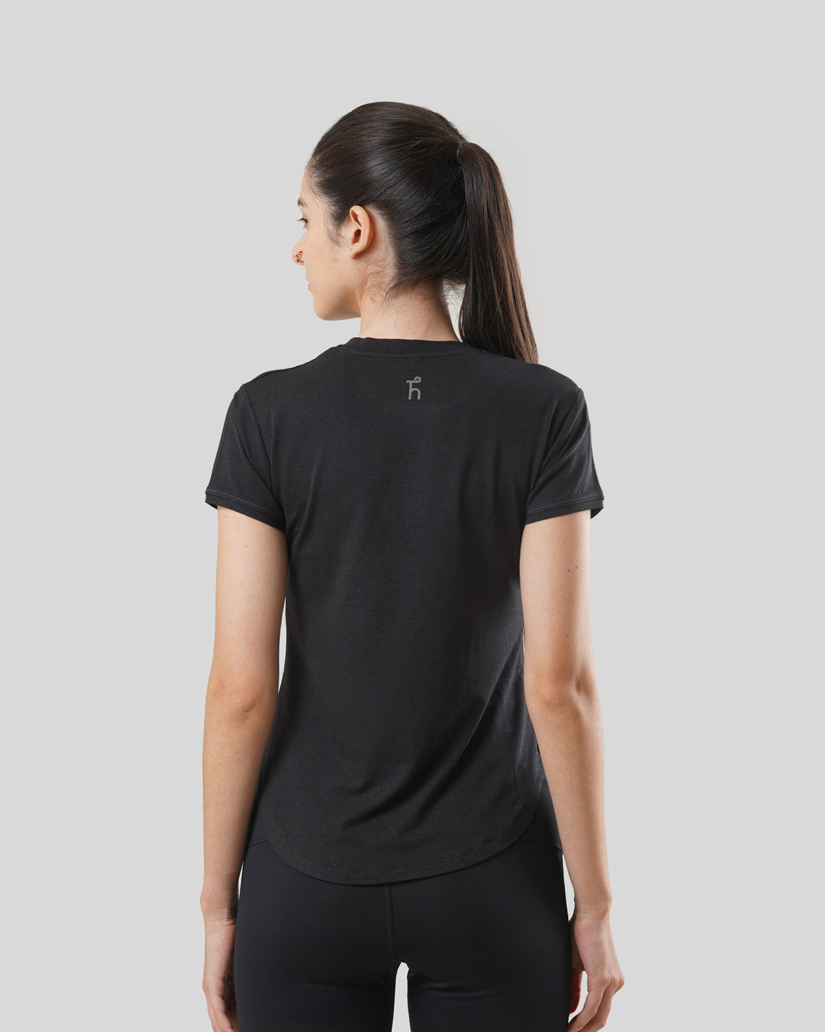 Women's Slice Tee - Baest Mode - Bison Black - Bamboo