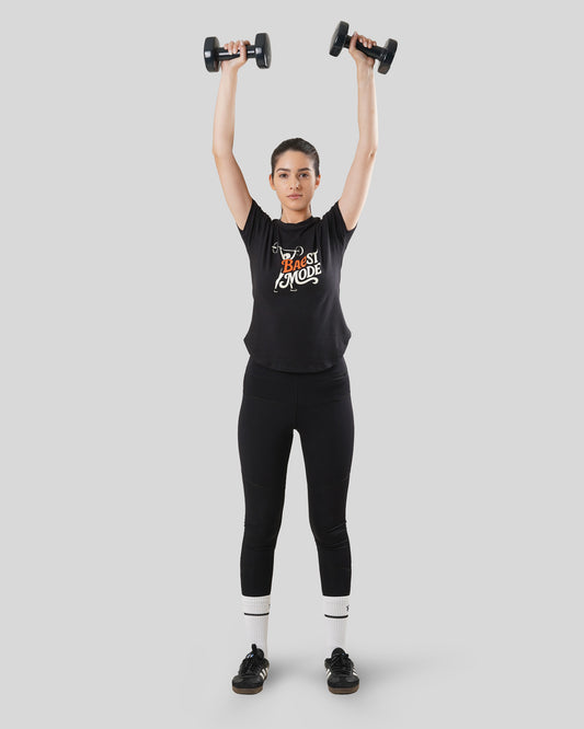 Women's Slice Tee - Baest Mode - Bison Black - Bamboo