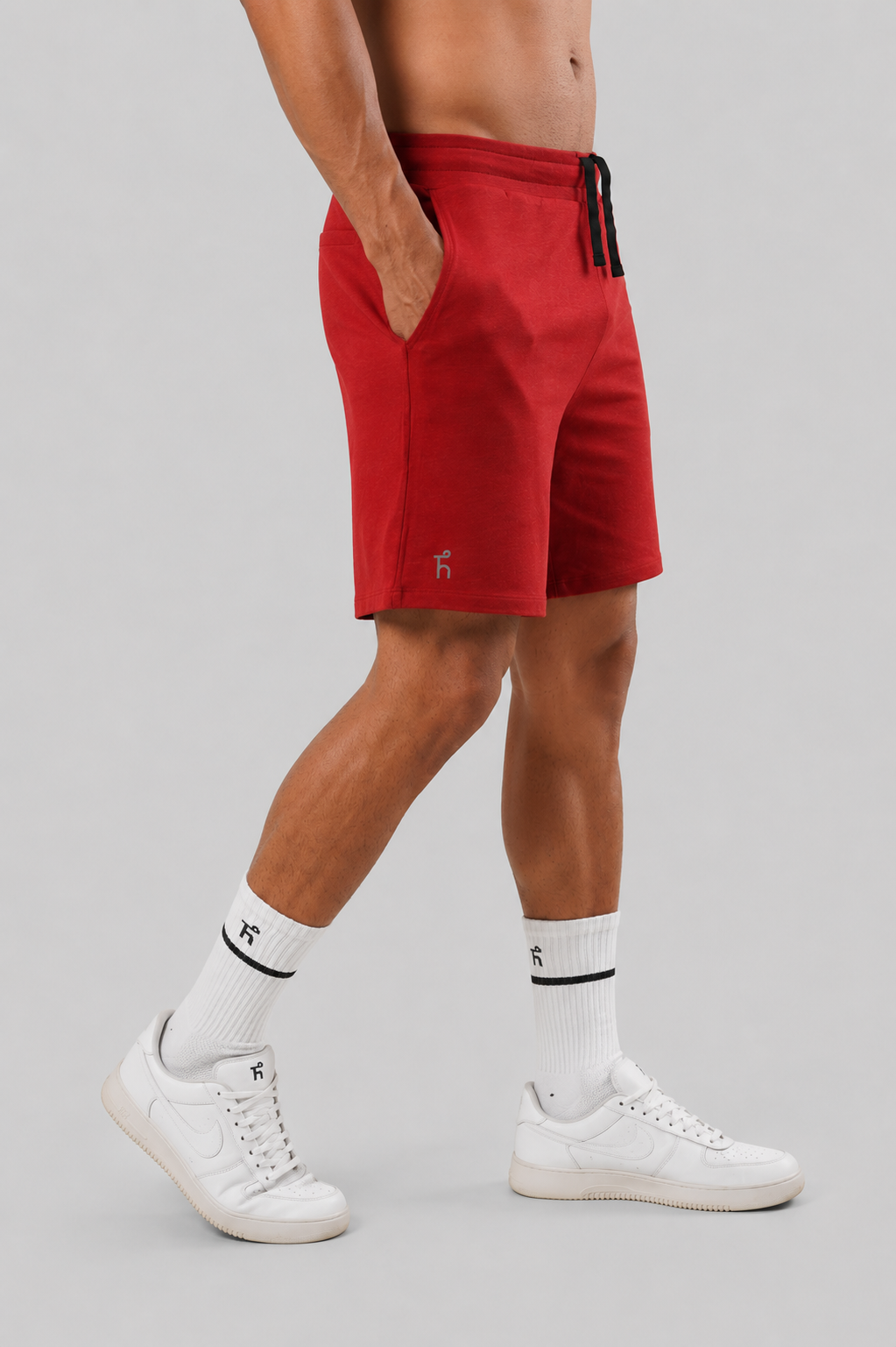 Men's Aaraam Shorts - Byadgi Red - Bamboo