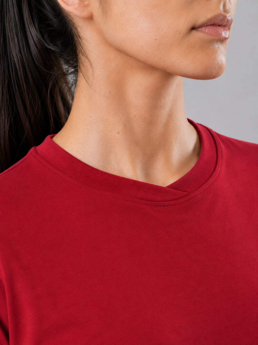 Women's Slice Tee - Nrut Yeah - Byadgi Red - Bamboo